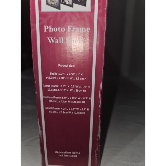 Sophia Elan Photo Frame Wall Shelf - Picture 2 of 2